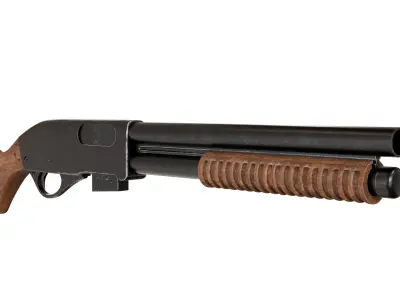Sawn-off shotgun 3D model