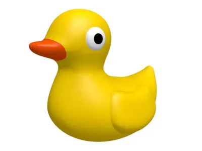 Duck toy Free 3D model