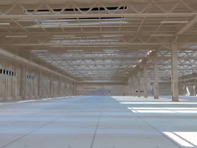 Warehouse 3D model 2