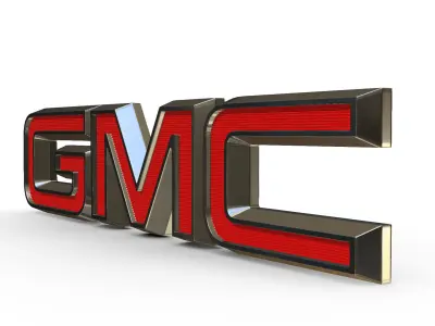 gmc logo 3D model