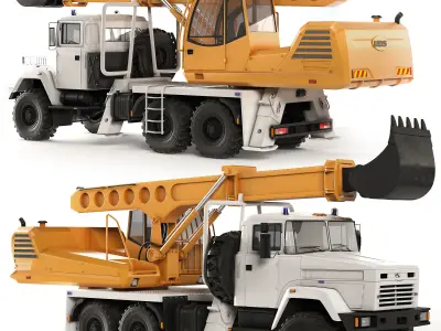 KrAZ 63221 UDS-114 2018 3D model