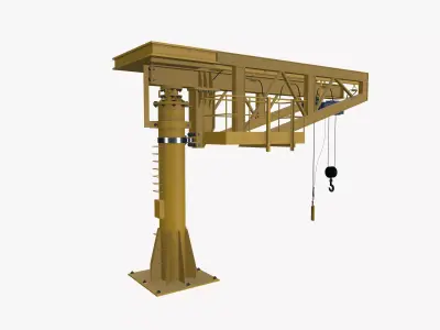 Crane 3D model by Asset-World from CGTrader