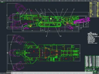 SCME EBZ132 Roadheader complete drawing 3D model