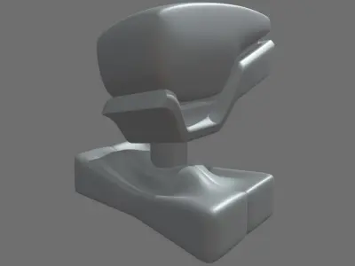 Gear Lever 02 Low-poly 3D model