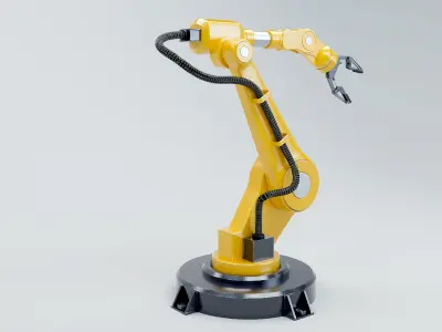 Robotic Mechanical Arm 3D model