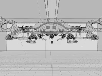  AIR SHIP Free low-poly 3D model