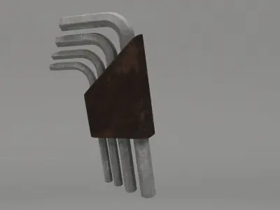 Hex Key 3D model