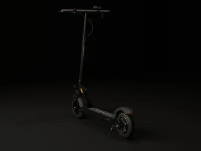 Electric Scooter Low-poly 3D model purchase