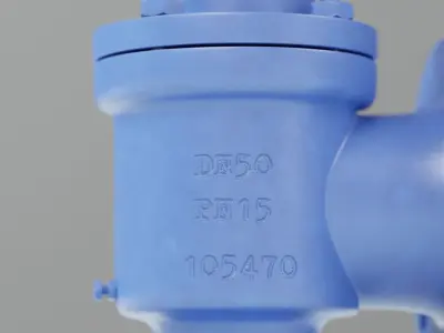 Safety valve 3D model order