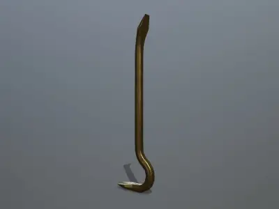 Crowbar hook Low-poly 3D model shop