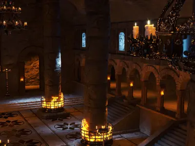 Stone Castle 3D model