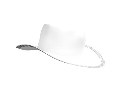 3D Cowboy Hat  Low-poly 3D model