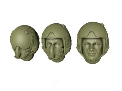 Generic Jet Pilot 3D print model