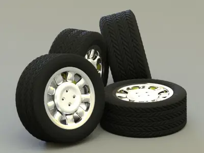 Car Tire 3D model from CGTrader