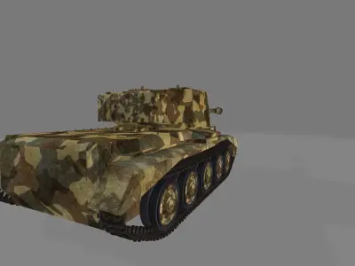 The Charioteer FV4101 Tank 3D model