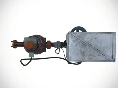 Mini oil pump Setup 3D model