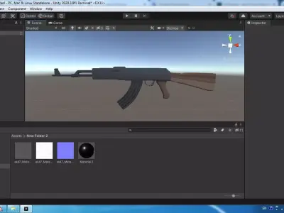 Ak-47 ak - rifle 3D model 4