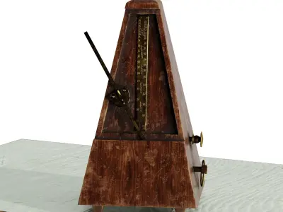 Piano vintage set 1 3D model