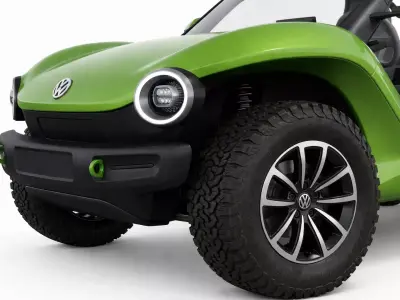Modern Electric Off Road Buggy Concept 3D model