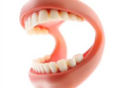 Realistic Teeth and Gums model pack Low-poly 3D model