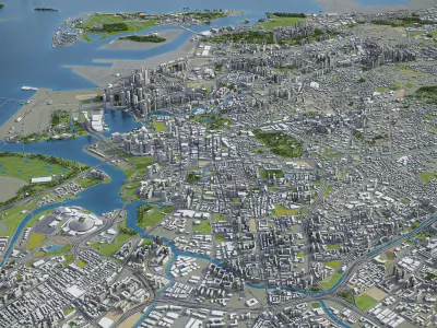 Singapore 3D model get