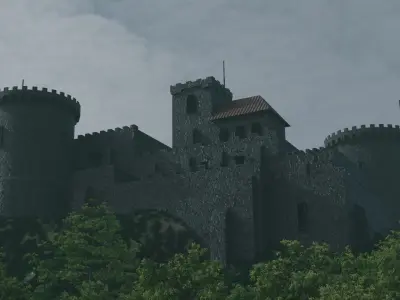 Medieval Castle  3D model