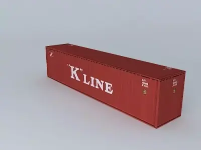 K Line Container 40 Free 3D model