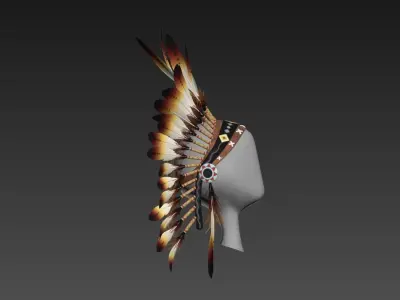 Indian Hat 3D model