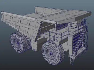 Dump Truck Free 3D model