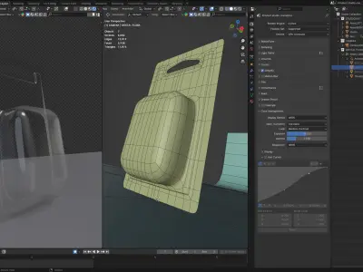 Product Cosmetic Dental Floss 3D model