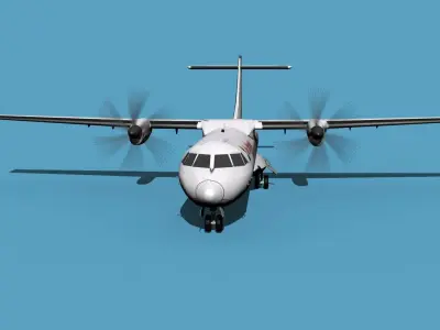 ATR  ATR-72-600 Air Lithuania 3D model