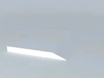 White Ramp Free 3D model