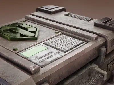 Box with weapons WOT Low-poly 3D model