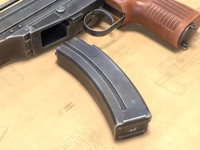VZ 61 3D model