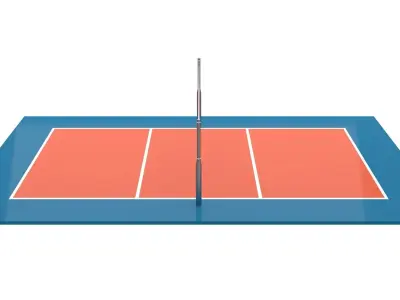 Volleyball Court 04 3D model