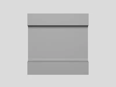 Construction Concrete Block - Geometry Only 3D model