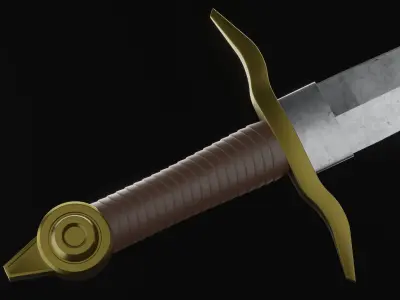 Realistic Sword 3D Model 3D model