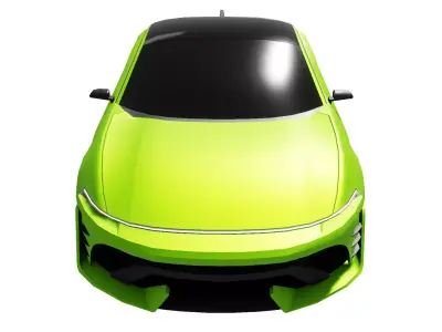 Sport car Low-poly 3D model purchase