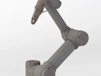 UR5 with Hitbot Electric Gripper 3D model
