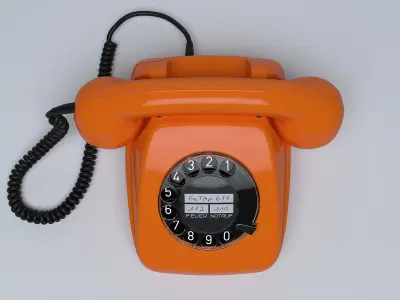 Rotary Telephones Collection 3D model