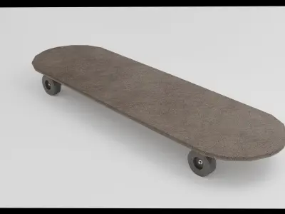 Skateboard Low-poly 3D model buy