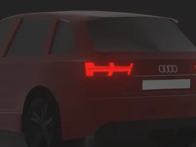 Audi SQ7 2017 Free low-poly 3D model