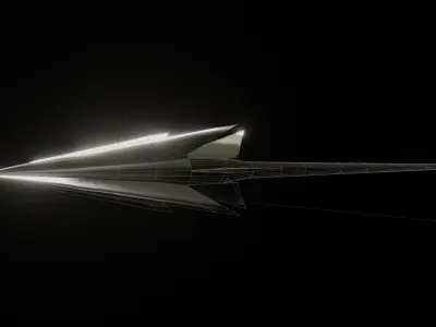 Stylized Arrow 2    Free low-poly 3D model
