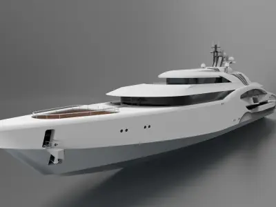 Superyacht II 3D model