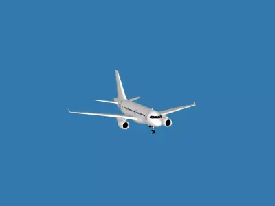 Airbus A318 3D model