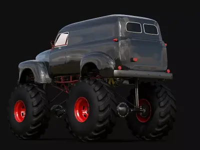 Monster Truck Classic 3D model
