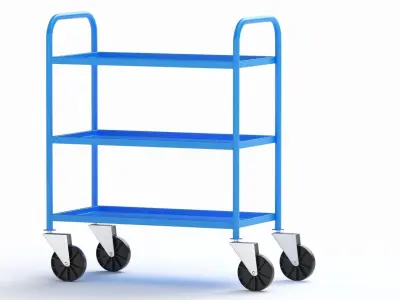 Service Trolley 3D model get