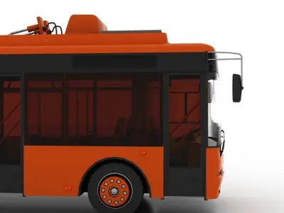 Trolleybus Bogdan T50110 3D model