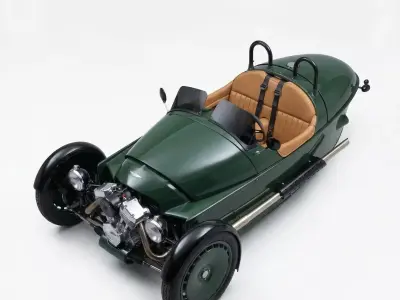 Morgan Super 3 Roadster Low-poly 3D model