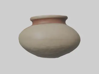 Pottery Model Low-poly 3D model